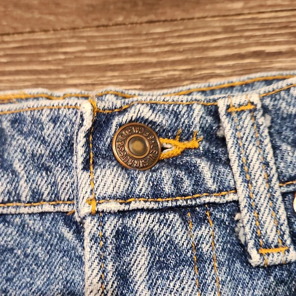 ❤️ LEVI'S 80'S VINTAGE 501 HIGH RISE CROPPED JEAN SHORTS #546, 6